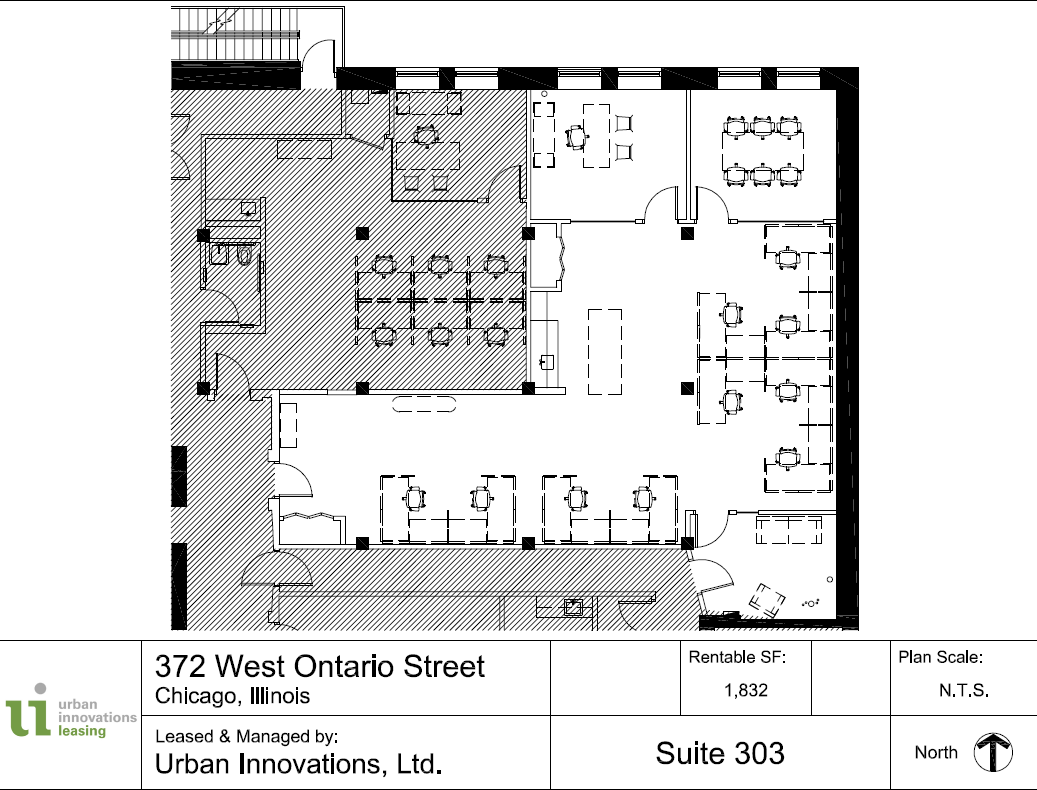 372 W Ontario St, Chicago, IL à louer Plan d’étage– Image 1 sur 11