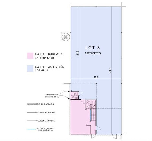 65/67 Rue Des Cités, Aubervilliers à louer - Plan d’étage – Image 3 sur 4