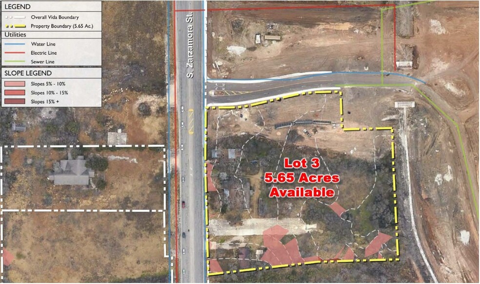 S Zarzamora St, San Antonio, TX à vendre - Aérien – Image 2 sur 3