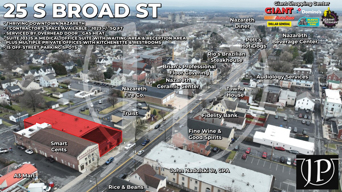 25 S Broad St, Nazareth, PA à louer Photo de l’immeuble– Image 1 sur 44