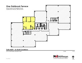 18W200 W 22nd St, Oakbrook Terrace, IL à louer Plan d’étage– Image 1 sur 9