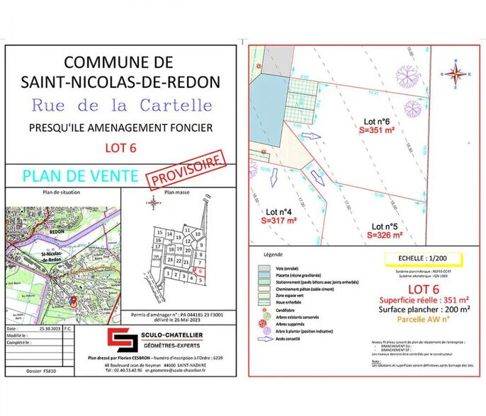 Terrain dans Saint-Nicolas-de-Redon à vendre - Photo de l’immeuble – Image 2 sur 2