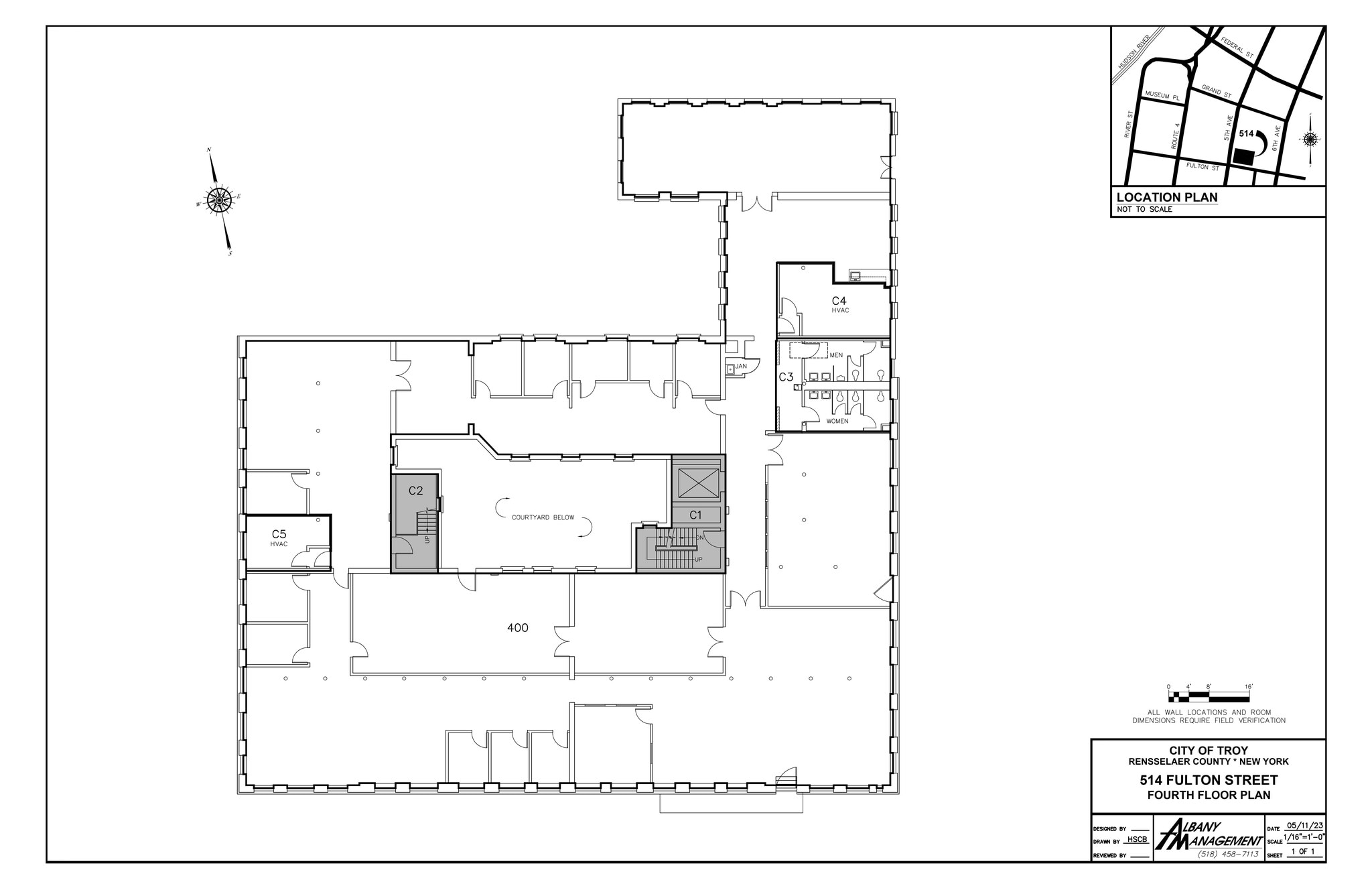 514 Fulton St, Troy, NY à louer Plan de site– Image 1 sur 5