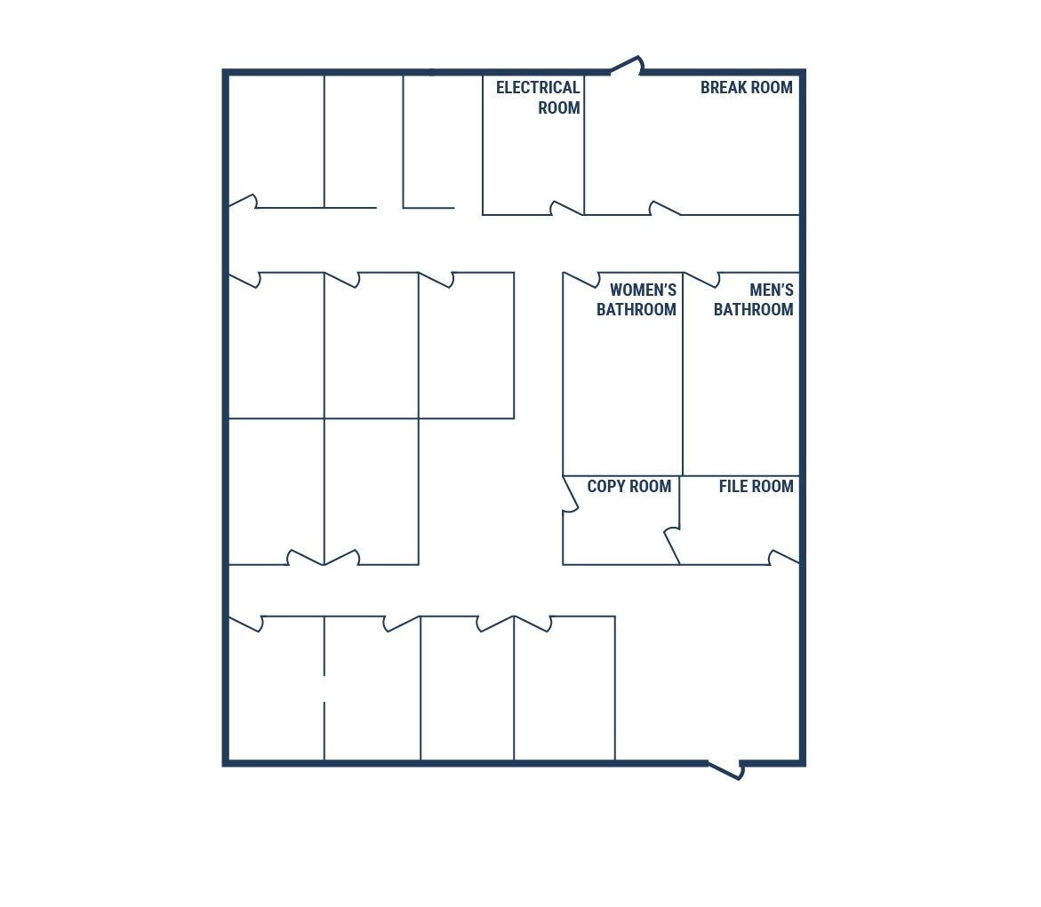 8600 Jameel Rd, Houston, TX à louer Plan d’étage– Image 1 sur 1