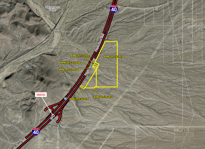 I-40, Yucca, AZ à vendre - Aérien – Image 1 sur 3