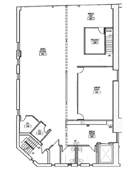 320 E Chapel Hill St, Durham, NC à louer - Plan d’étage – Image 2 sur 7