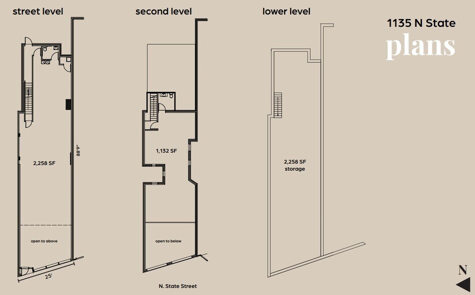 1135 N State St, Chicago, IL à louer - Plan d’étage – Image 2 sur 2