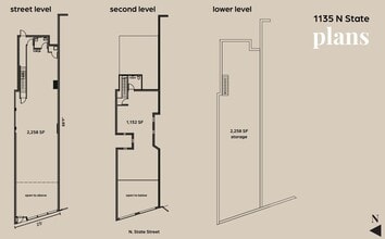 1135 N State St, Chicago, IL à louer Plan d’étage– Image 1 sur 1