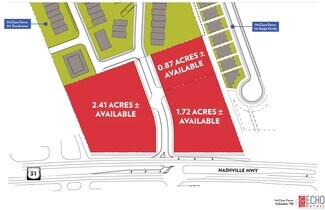 Plus de détails pour Nashville Hwy, Columbia, TN - Terrain à vendre
