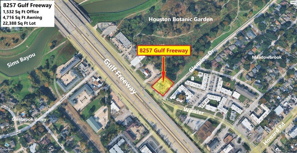 8257 Gulf Fwy, Houston, TX à louer - Aérien – Image 2 sur 20