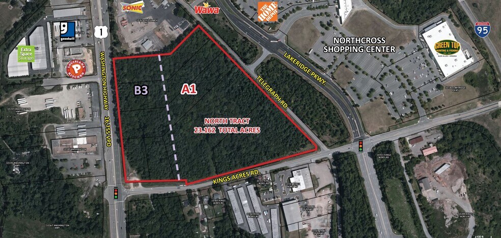 Kings Acres Rd & Rt 1, Ashland, VA à vendre - Photo de l’immeuble – Image 2 sur 2