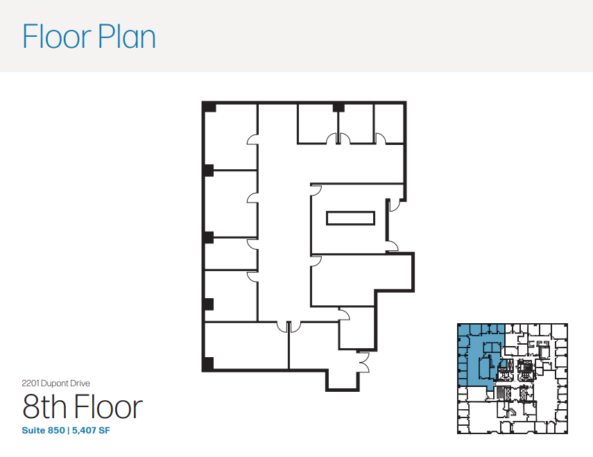 2201 DuPont Dr, Irvine, CA à louer Plan d’étage– Image 1 sur 1