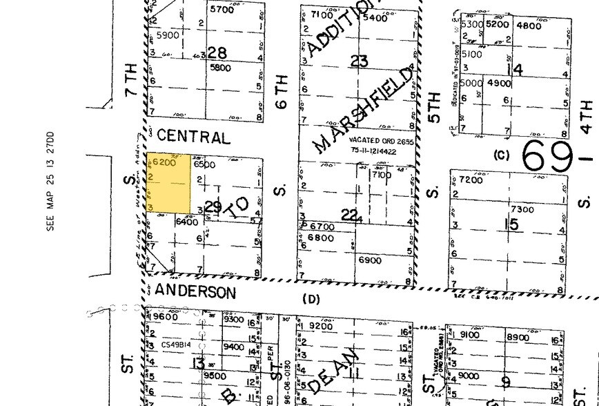 693 W Central Ave, Coos Bay, OR à vendre - Plan cadastral – Image 2 sur 3