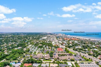 410 Jacksonville Dr, Jacksonville Beach, FL - Vue aérienne vue de carte