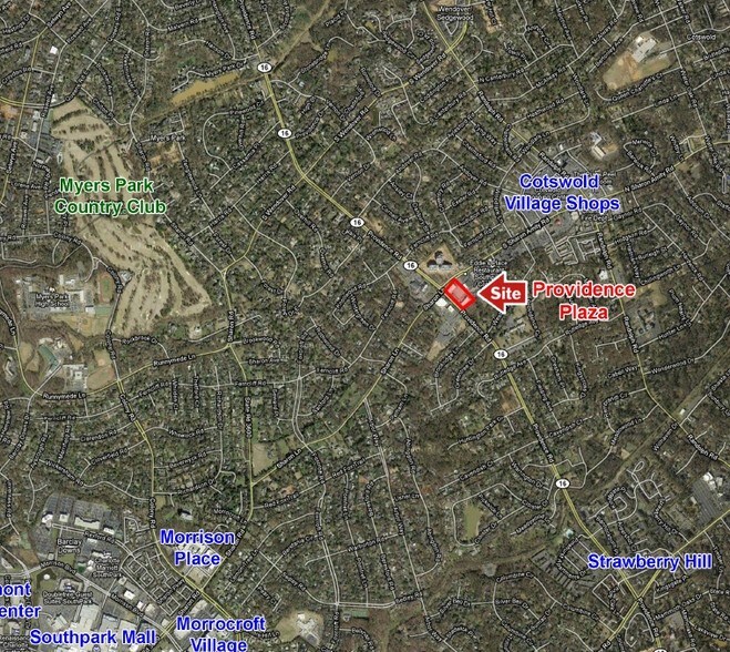 2907 Providence Rd, Charlotte, NC à louer - Aérien – Image 2 sur 5