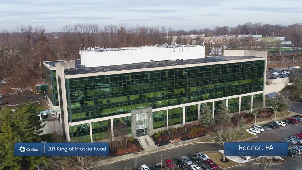 201 King of Prussia Rd, Radnor, PA à louer - Vidéo aérienne – Image 2 sur 6