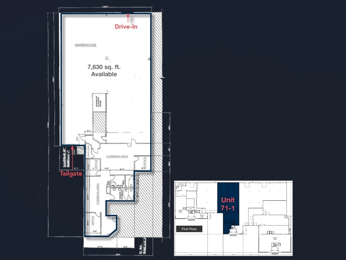 65-75 Kingsland Ave, Clifton, NJ à louer Plan d’étage– Image 1 sur 1