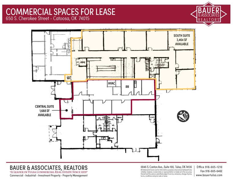 650 S Cherokee St, Catoosa, OK à louer - Plan d’étage – Image 3 sur 10