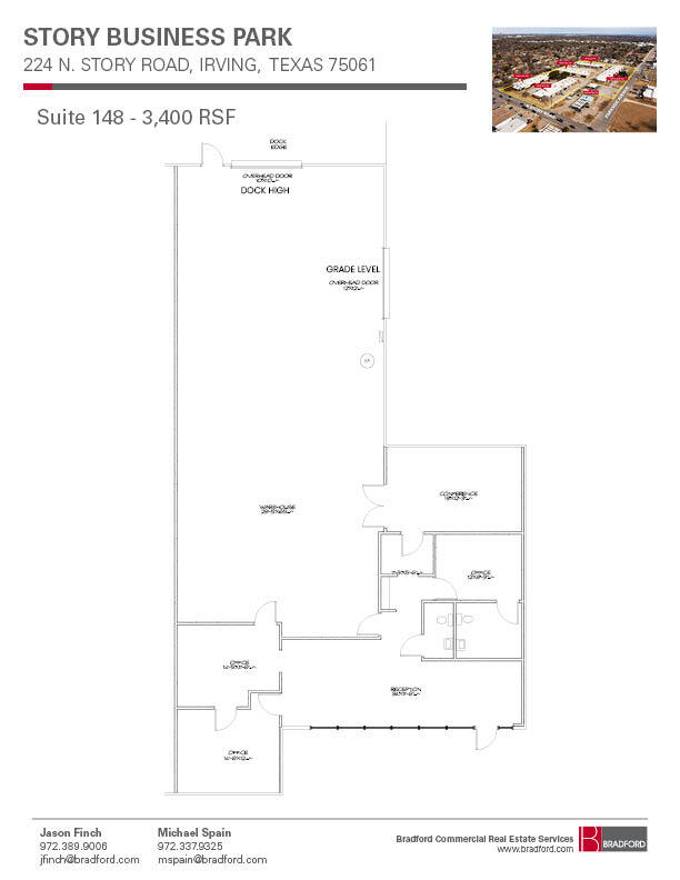 220 Story Rd N, Irving, TX à louer Plan d’étage– Image 1 sur 1