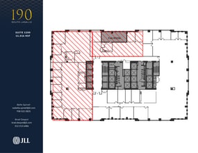 190 S La Salle St, Chicago, IL à louer Plan d’étage– Image 1 sur 1