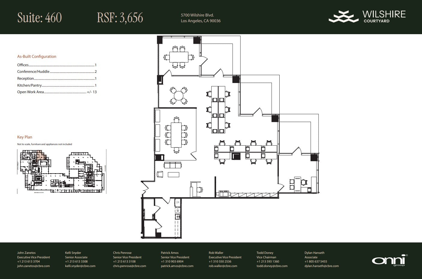 5700 Wilshire Blvd, Los Angeles, CA à louer Plan d’étage– Image 1 sur 1
