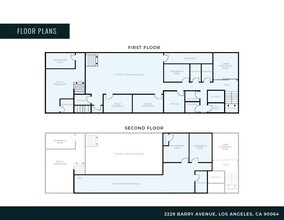 2229 Barry Ave, Los Angeles, CA à louer Plan d’étage– Image 1 sur 11