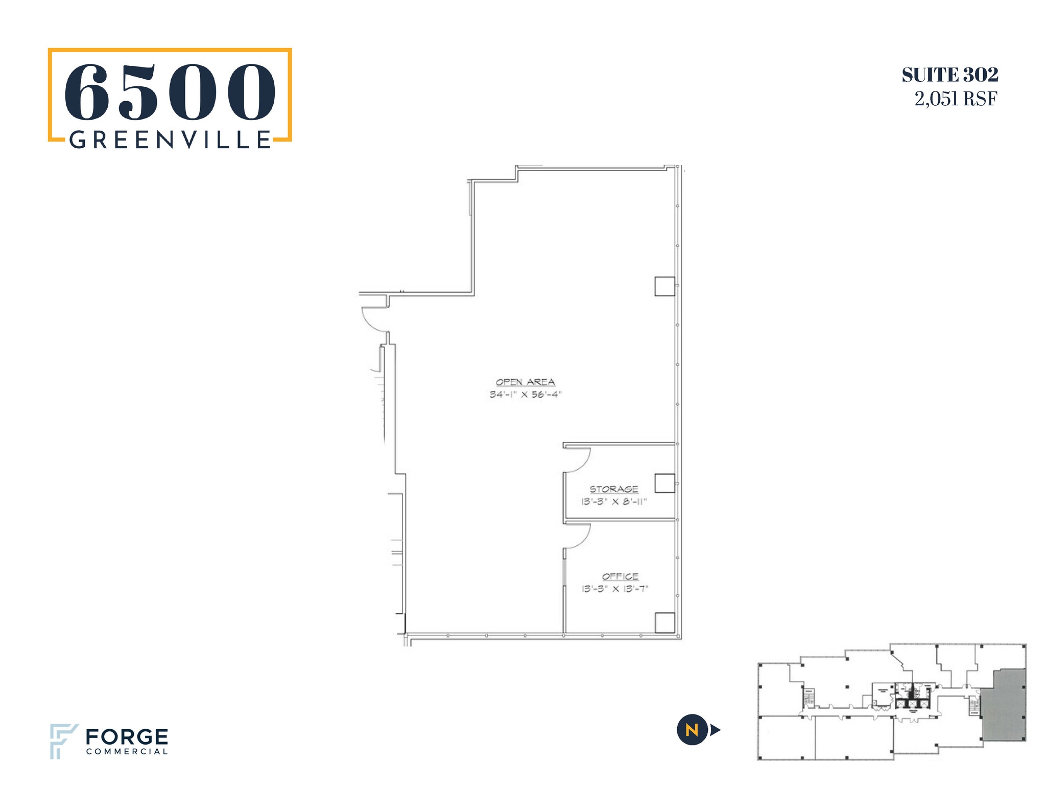 6500 Greenville Ave, Dallas, TX à louer Plan d’étage– Image 1 sur 6