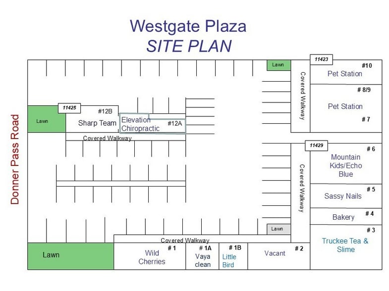 11423-11429 Donner Pass Rd, Truckee, CA à louer - Plan de site – Image 3 sur 5