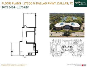 17300 N Dallas Pky, Dallas, TX à louer Plan d’étage– Image 1 sur 1