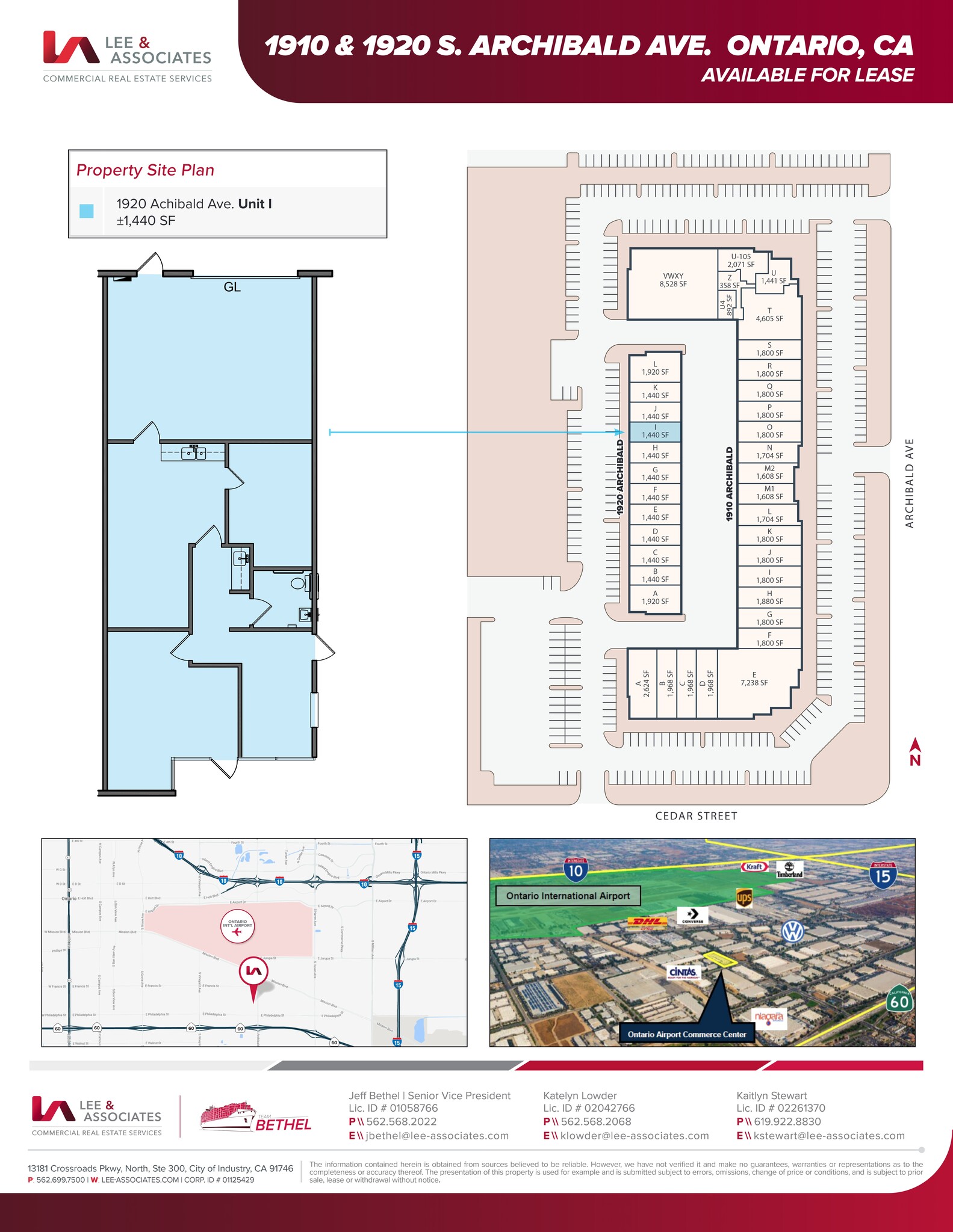 1920 S Archibald Ave, Ontario, CA à louer Plan de site– Image 1 sur 1