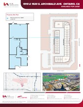 1920 S Archibald Ave, Ontario, CA à louer Plan de site– Image 1 sur 1