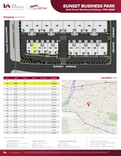 139-189 N Sunset Blvd, City of Industry, CA à louer Plan de site– Image 2 sur 2