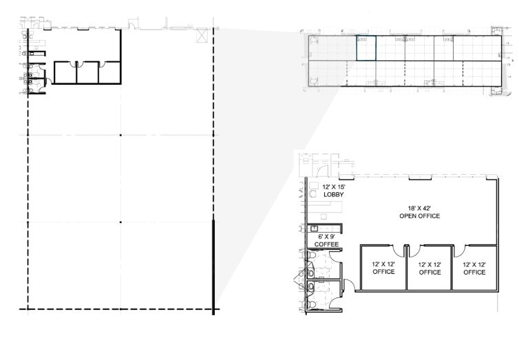 6255 N Hollywood Blvd, Las Vegas, NV à louer Plan d’étage– Image 1 sur 1