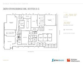 5870 Stoneridge Dr, Pleasanton, CA à louer Plan d’étage– Image 1 sur 1