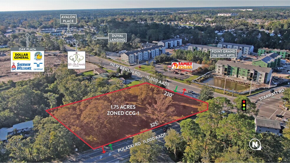 940 New Berlin Rd, Jacksonville, FL à vendre - Aérien – Image 1 sur 1