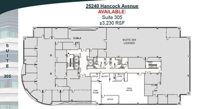 25240 Hancock Ave, Murrieta, CA à louer Plan d’étage– Image 1 sur 1