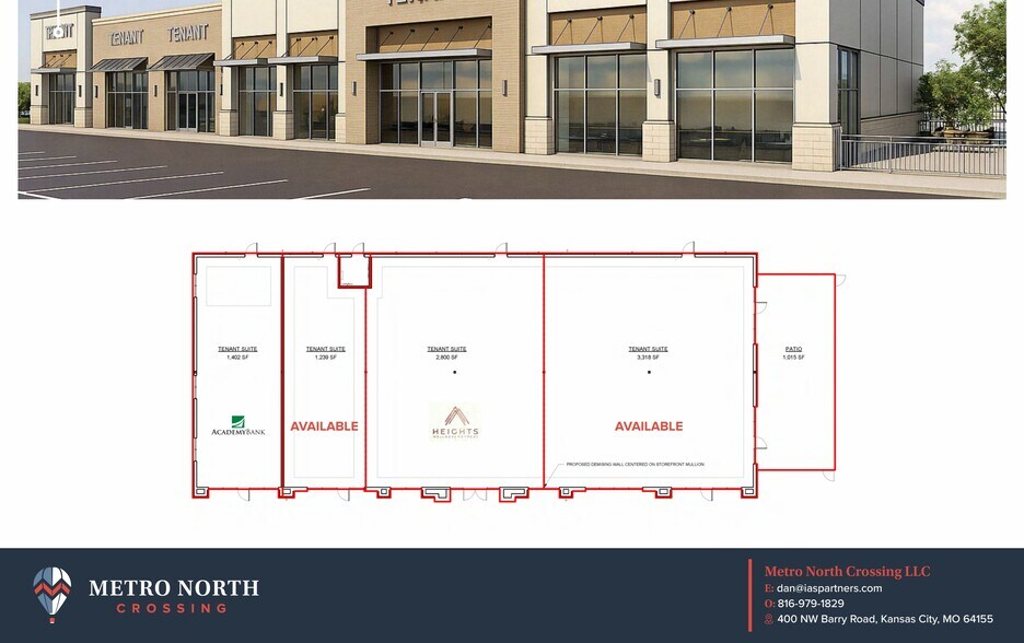 8481 N Broadway, Kansas City, MO à louer - Plan d’étage – Image 3 sur 4