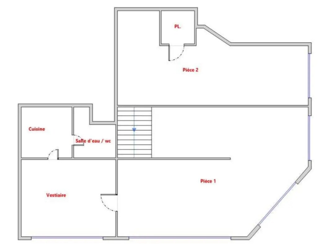 Bureau dans Vincennes à vendre Plan d’étage– Image 1 sur 3