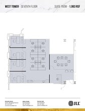 7501 Wisconsin Ave, Bethesda, MD à louer Plan d’étage– Image 1 sur 2