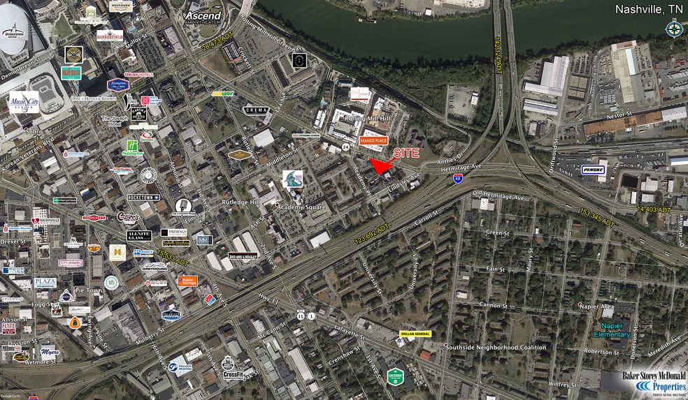 93-95 Hermitage Ave, Nashville, TN à louer - Aérien – Image 3 sur 14