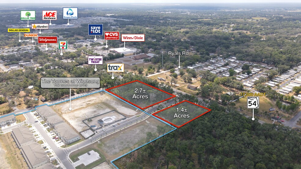 SR 54 & Nathan Pearl St., Zephyrhills, FL à vendre - Photo de l’immeuble – Image 2 sur 4