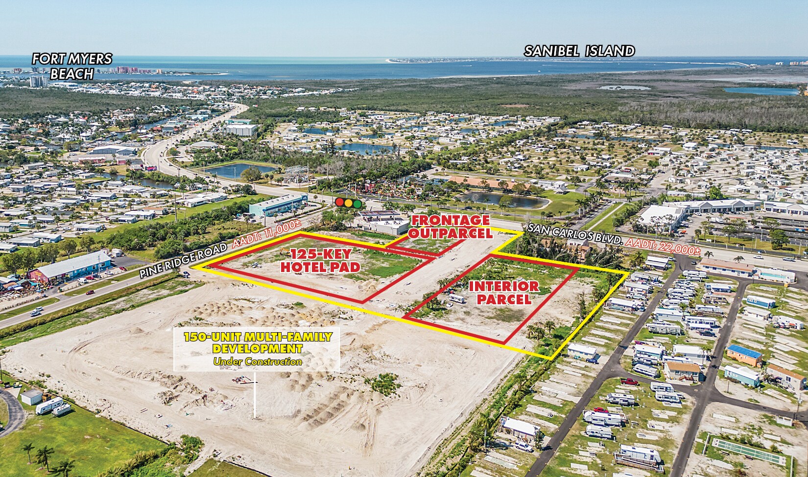 17365 San Carlos Blvd, Fort Myers, FL à vendre Aérien– Image 1 sur 15
