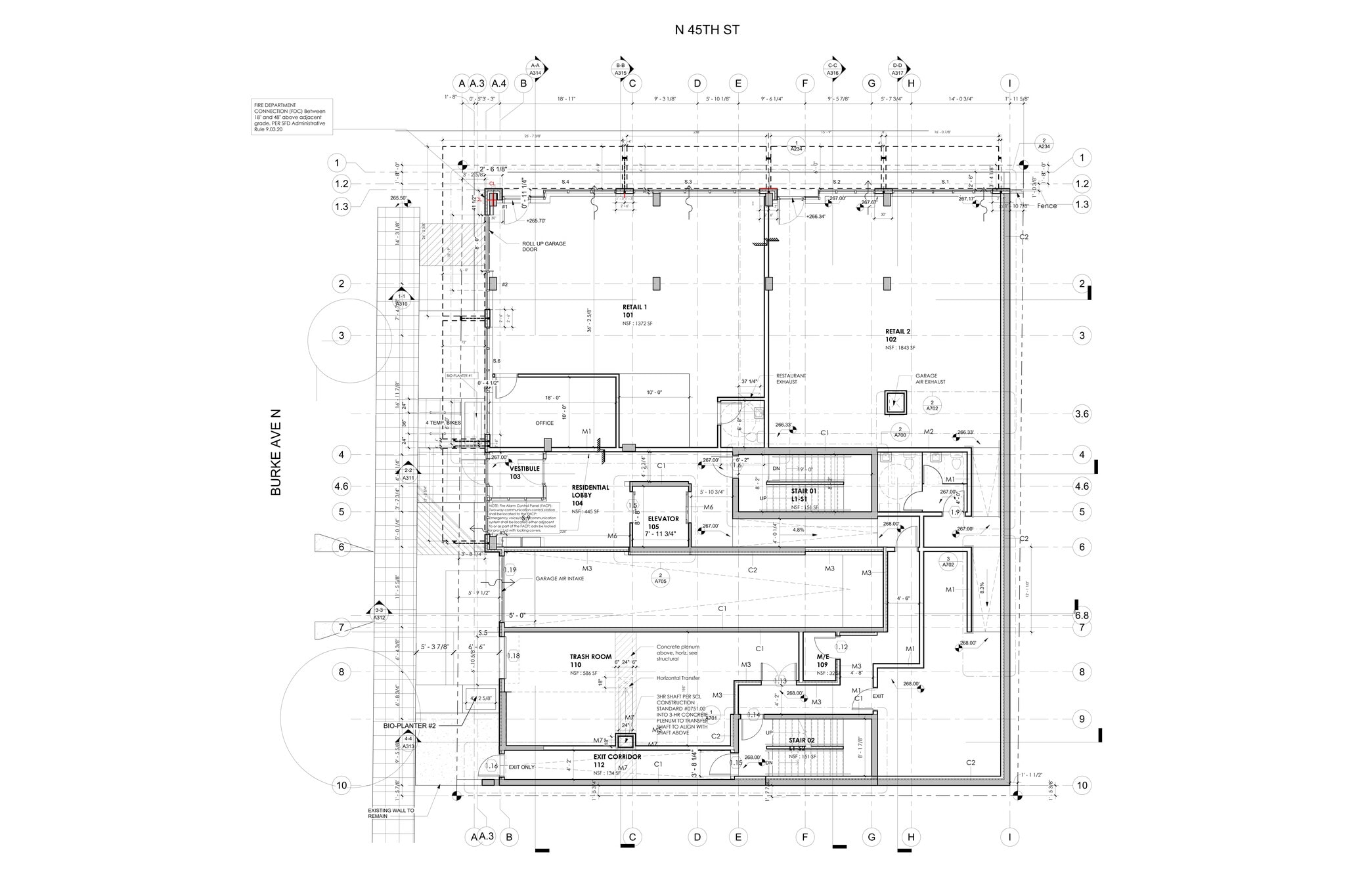 1901 N 45th St, Seattle, WA à louer Plan de site– Image 1 sur 3