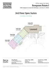 1000 Sawgrass Corporate Pkwy, Sunrise, FL à louer Plan d’étage– Image 1 sur 1