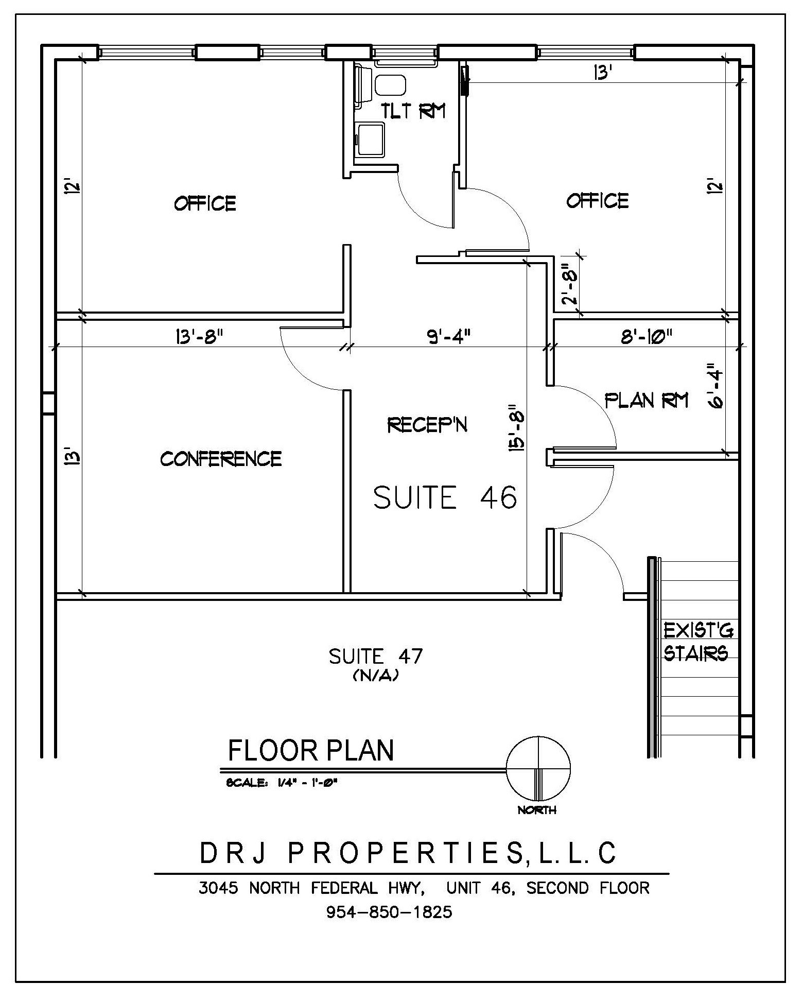 3045 N Federal Hwy, Fort Lauderdale, FL à louer Plan d’étage– Image 1 sur 10