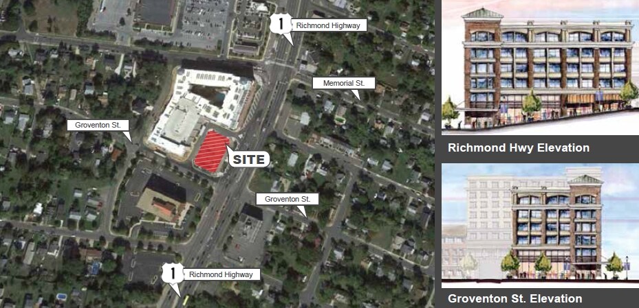6858 Richmond Hwy, Alexandria, VA à vendre Aérien– Image 1 sur 2