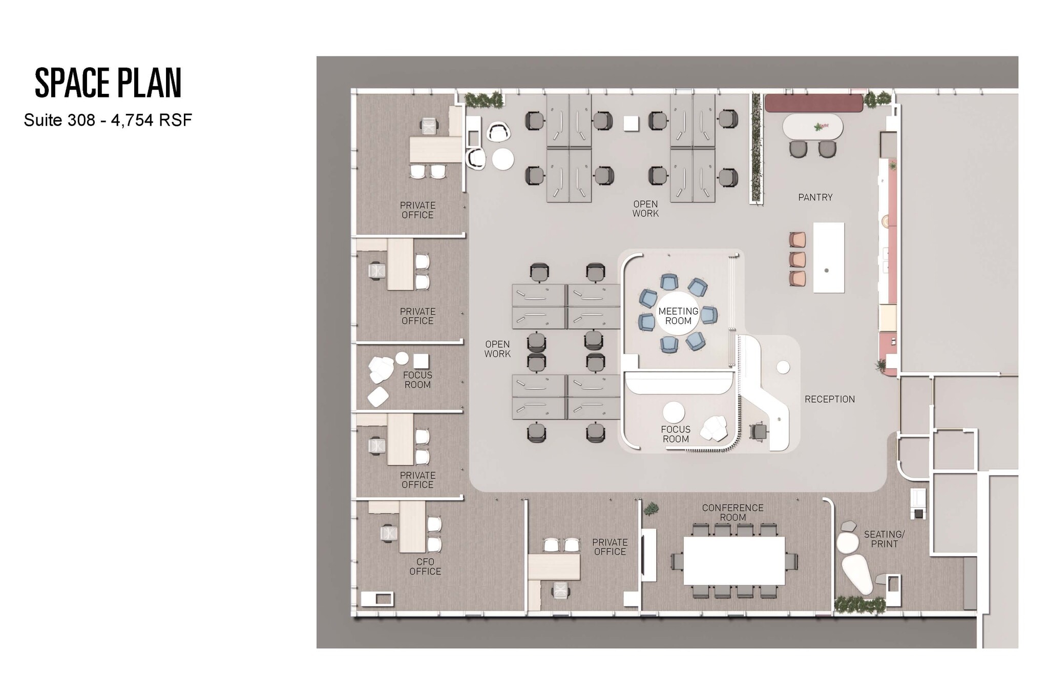 959 Seward St, Los Angeles, CA à louer Plan d’étage– Image 1 sur 5