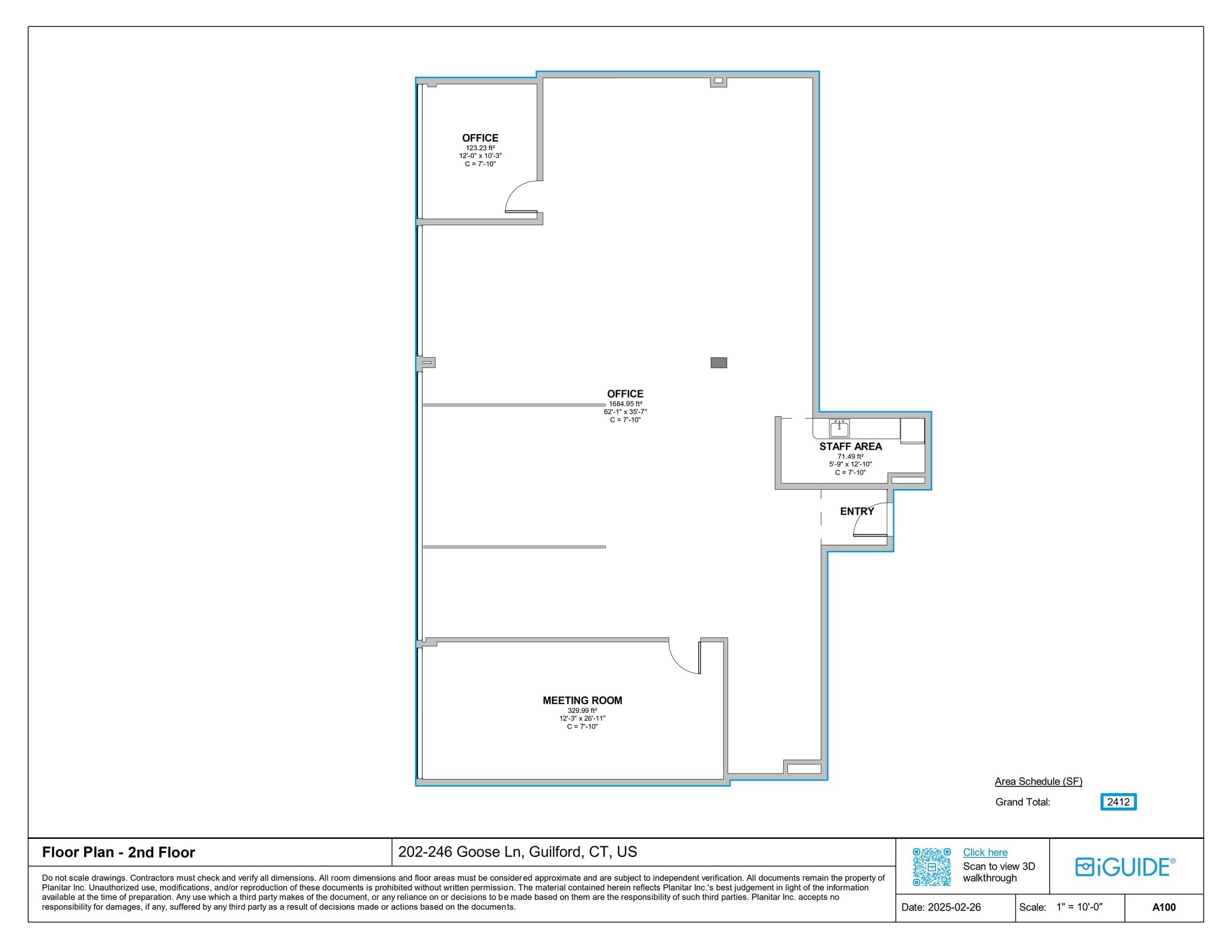 246 Goose Ln, Guilford, CT à louer Plan de site– Image 1 sur 1