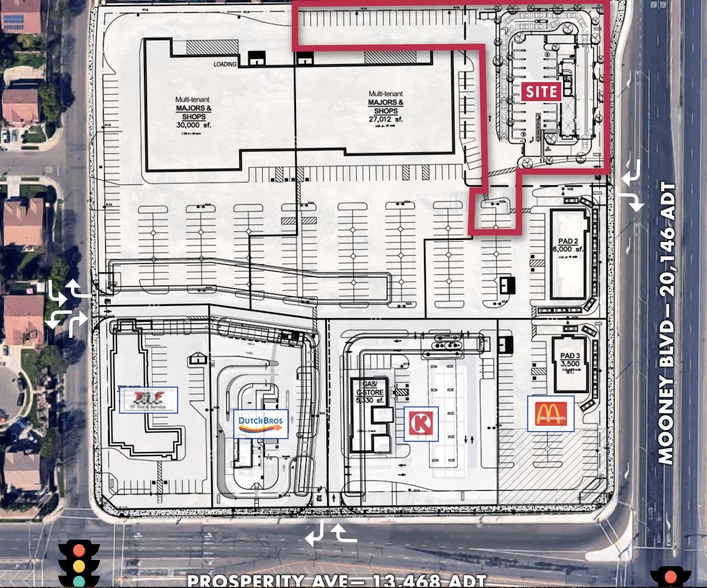 Prosperity, Tulare, CA à vendre - Plan de site – Image 2 sur 2
