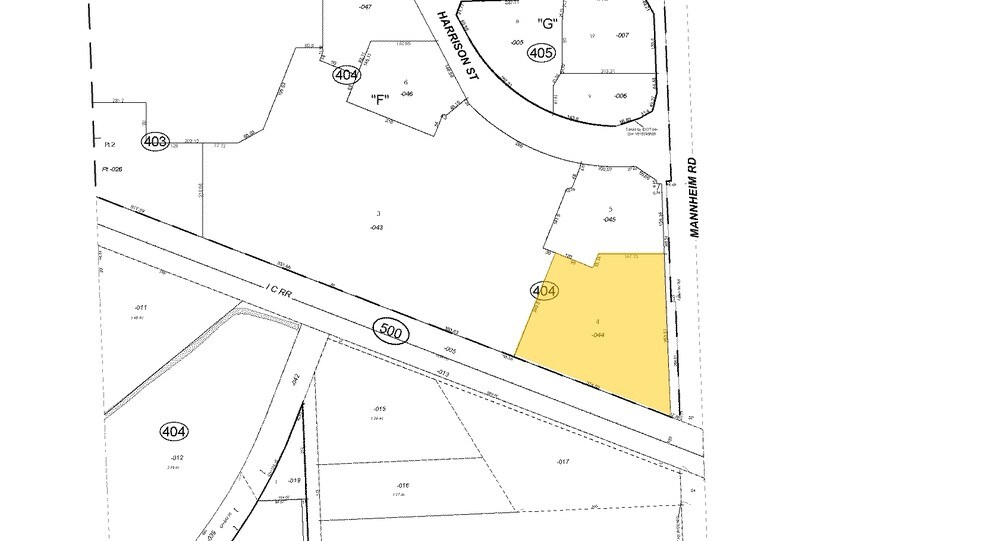 200 S Mannheim Rd, Hillside, IL à vendre - Plan cadastral – Image 2 sur 11
